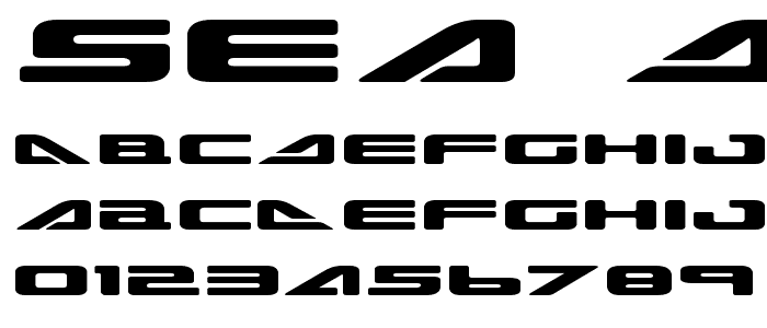 Sea Dog 2001 Expanded font